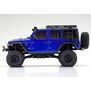 1/28 Jeep Wrangler Unlimited Rubicon Mini-Z 4x4 Crawler RTR, Metallic Ocean Blue w/ Accessories