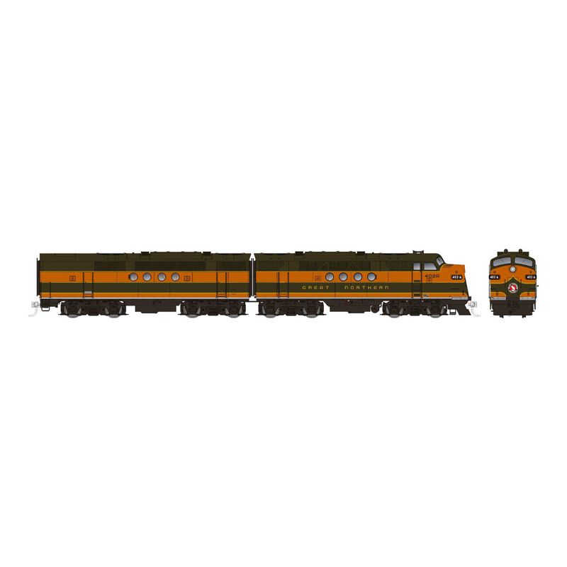 HO EMD FT A+B (DC/Silent): GN - As Delivered Scheme: #408-C + 408-D