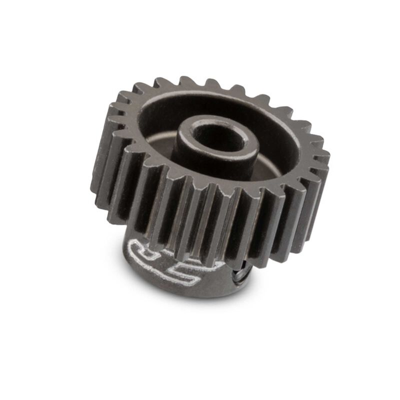 48 pitch, 24T, SS machined aluminum pinion gear