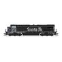 N GE ES44AC Locomotive, Zebra Stripe, Paragon4, ATSF #785
