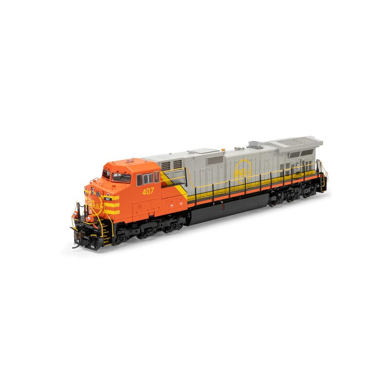 HO GE Dash 9-44CW Locomotive with DCC & Sound, QNSL #407