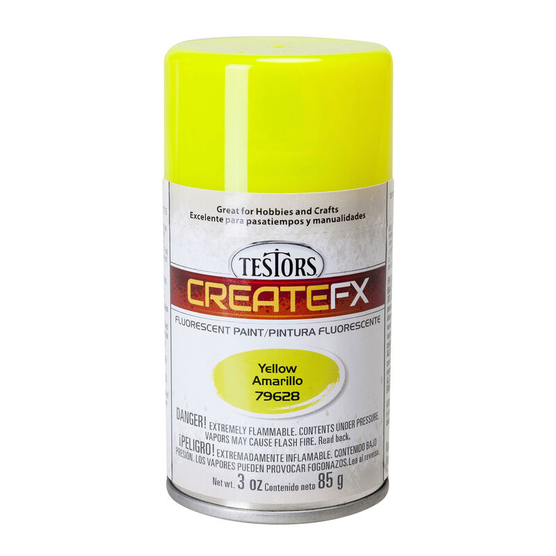 Testor Corp. FX Fluorescent Yellow Spray, 3oz Tower Hobbies
