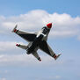 F-16 Thunderbirds 70mm EDF Jet BNF Basic with AS3X and SAFE Select
