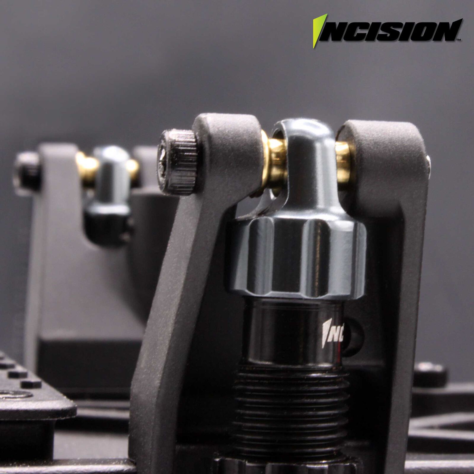 Vanquish Products Brass Upper Shock Pivot Balls for Incision Shocks