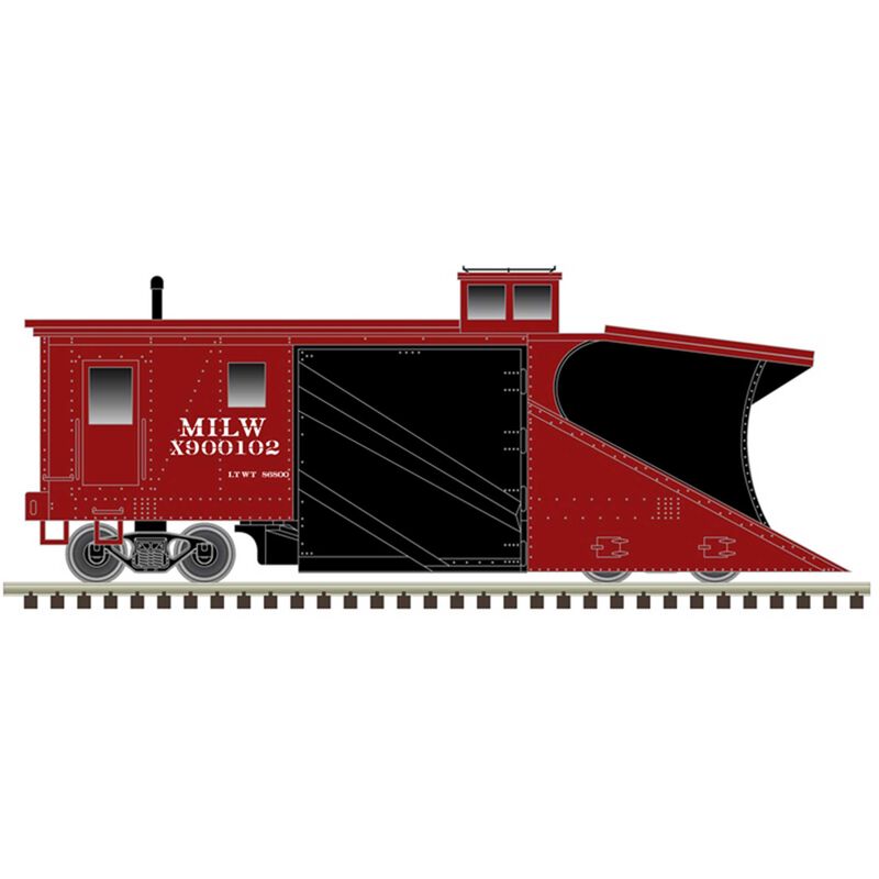 N Russell Snow Plow Milwaukee Road X900102