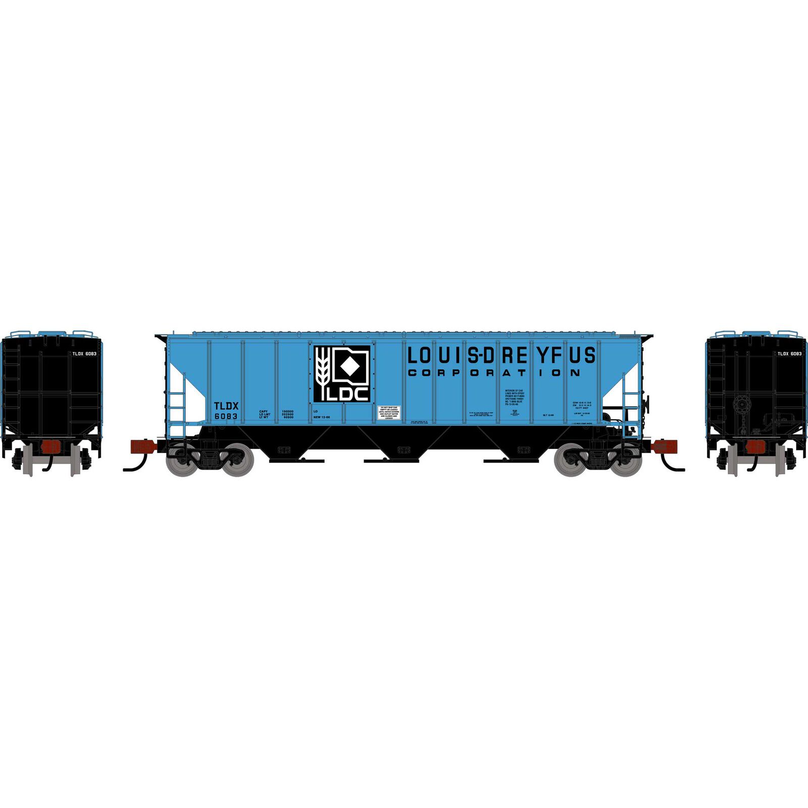 N ATH PS 4427 Covered Hopper, TLDX #6083