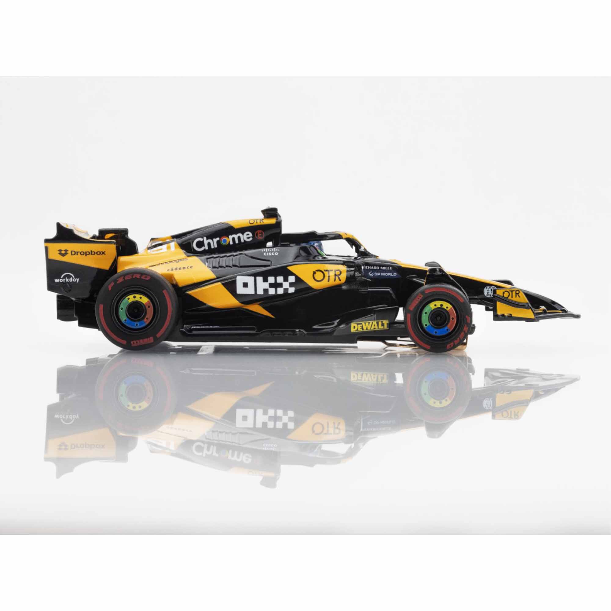 AFX/Racemasters HO 2024 McLaren MCL38 #81 F1 Mega G+ Slot Car