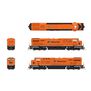 HO GE ES44AC Locomotive with DCC & Sound, CP #8781 "Saint John Express" Orange Paint