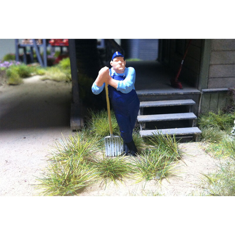 10mm Grass Tufts Medium Green (50)