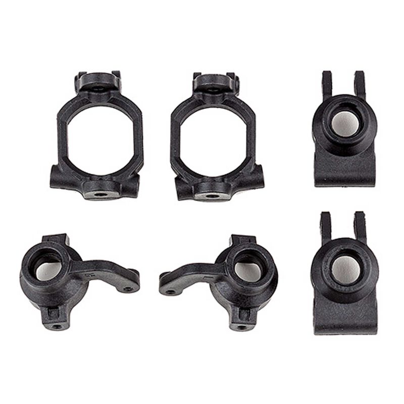 Caster and Steering Block Set, 1/10 Team Associated Rival MT10