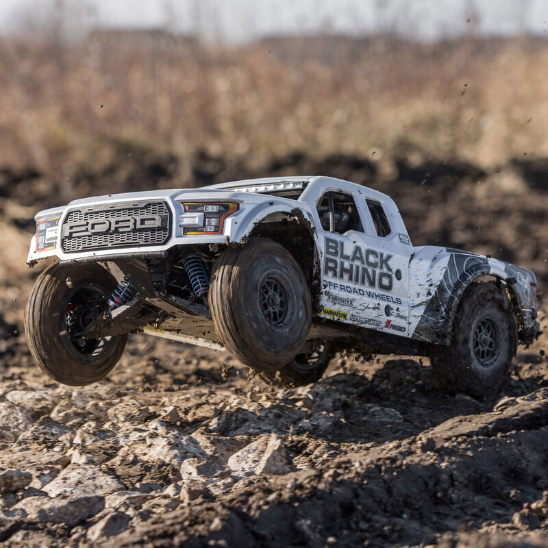 1/10 Baja Rey Black Rhino Ford Raptor 3S 4X4 RTR Brushless Desert Truck, Gray