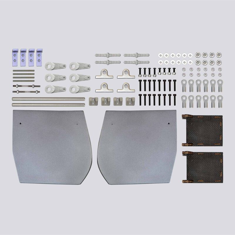 Inner Gear Doors with Hardware: P-51D 50-60cc