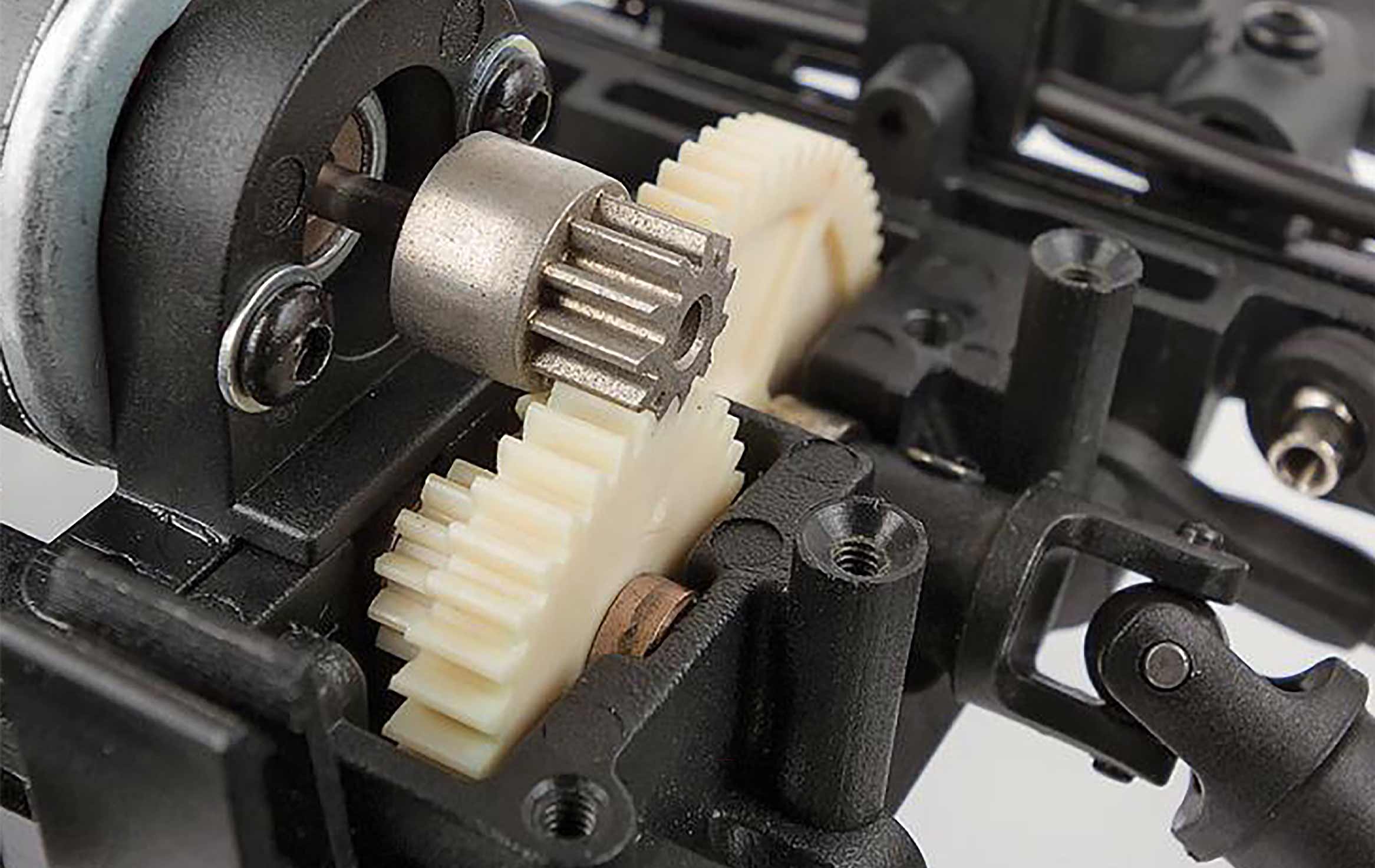 13.98:1 Ratio 3-Gear Transmission With Integrated Motor Mount