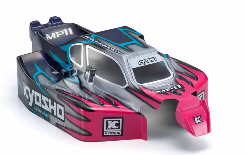 Pink, Grey, and Blue Pre-Painted Polycarbonate Buggy Body