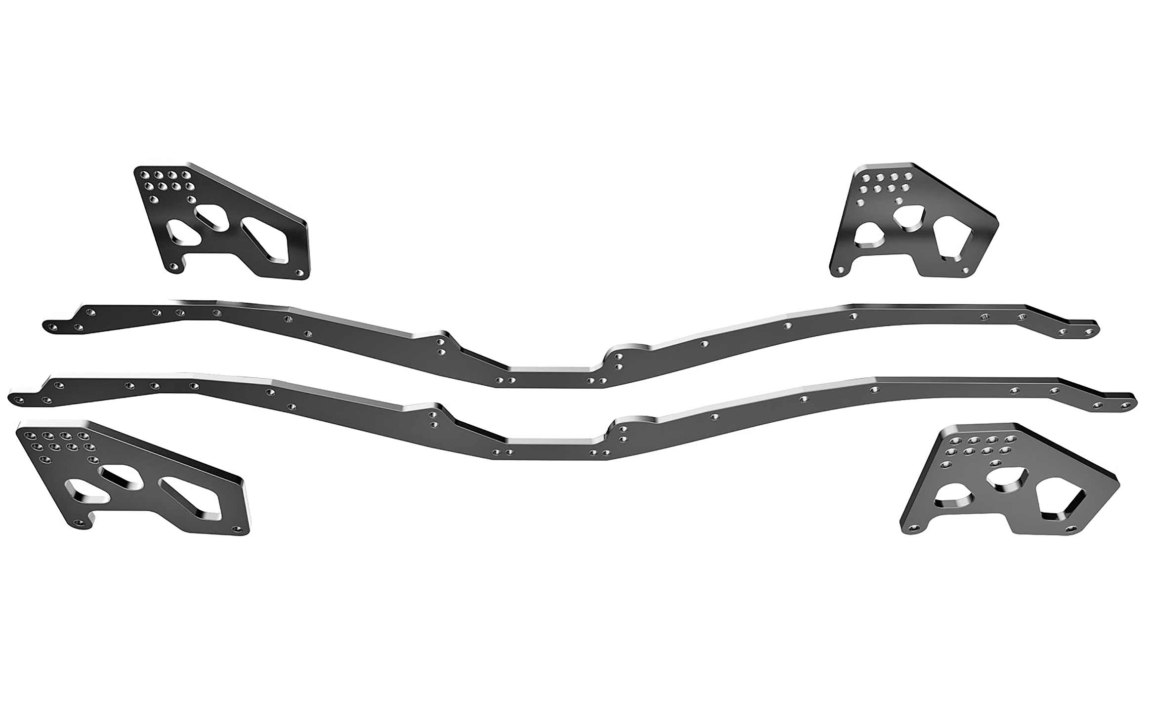 Low Center of Gravity Flat Rail Chassis