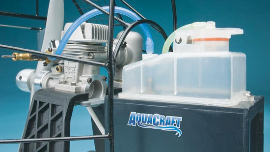 AquaCraft Alligator Tours Airboat RTR - fuel tank