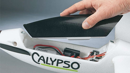 Flyzone Calypso Brushless Rx-R - hatch