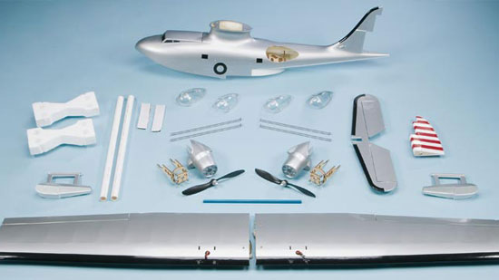 Great Planes Electrifly PBY Catalina ARF - Parts Layout 