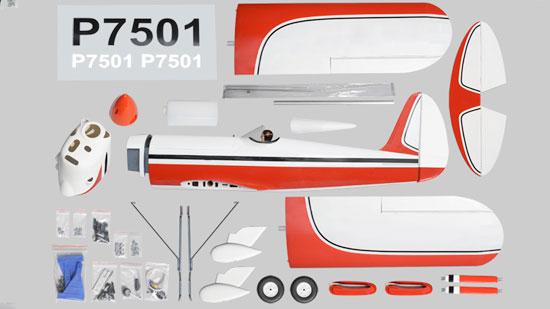 Phoenix Model Ryan STA GP/EP ARF - Parts Layout