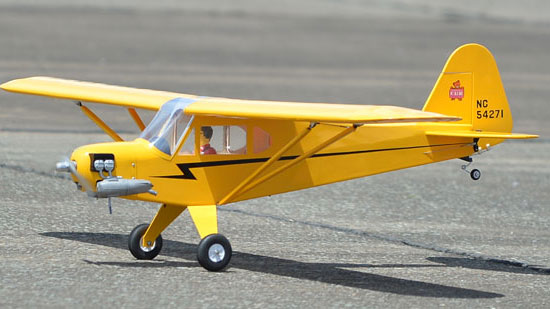 Phoenix Model Piper J-3 Cub GP/EP ARF - High-quality film covering.