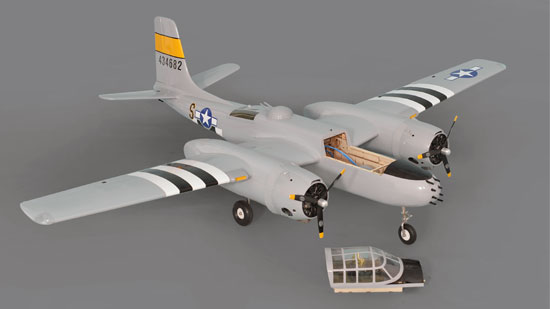 Phoenix Model A-26 Invader GP/EP ARF - Canopy