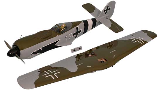 Phoenix Model Fw 190 .46-.55/EP ARF   - Removed wing