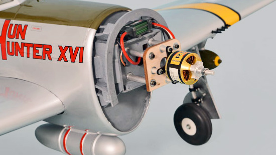 Phoenix Model P-47 Thunderbolt GP/EP 30-35cc ARF - EP Compatibility 