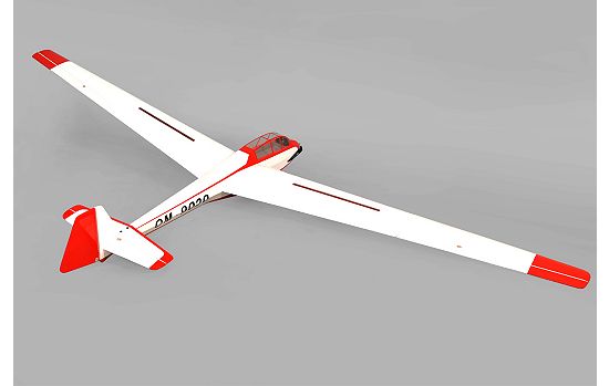 Phoenix Model Bergfalke Electric 3300 Scale 20% ARF - Wing Span (view image)