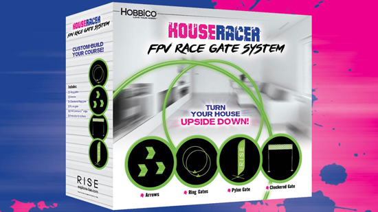 RISE Vusion House Racer Indoor RTF FPV Race Pack
 - FPV Race Gate System