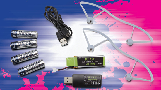 RISE Vusion House Racer Indoor RTF FPV Race Pack
 - Wall guards 