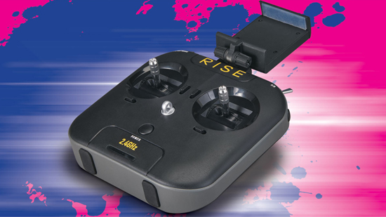 RISE Vusion House Racer Indoor RTF FPV Race Pack
 - Radio 