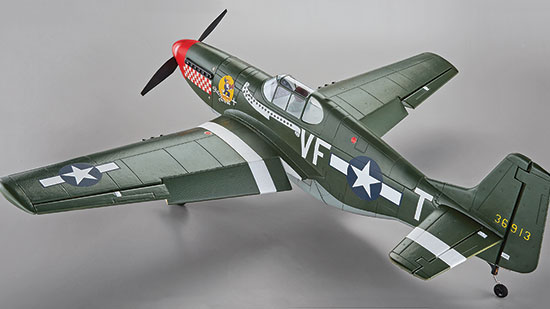Tower Hobbies P-51B Mustang MKII EP Shangri-La Warbird Rx-R - Flaps