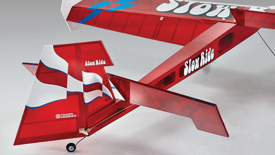 Tower Hobbies® Slow Ride 3D EP ARF - Self-aligning vertical and horizontal stabilizers