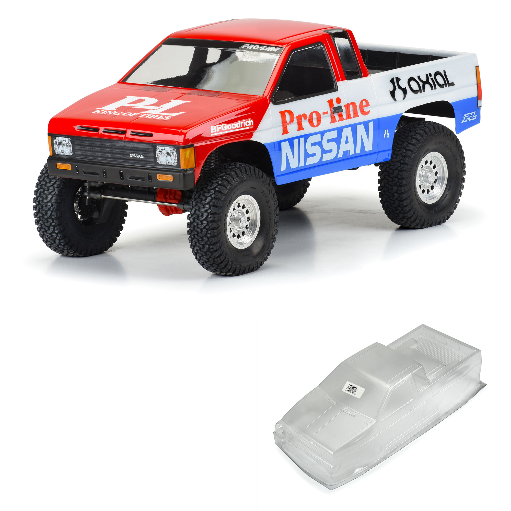 Pro-Line Racing 1/10 1987 Nissan Hardbody D21 Clear Body 12.3