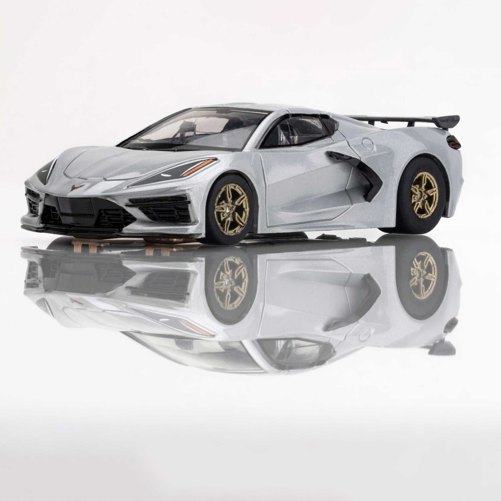 AFX/Racemasters HO Chevy Corvette C8 Mega G+ Slot Car, Metallic