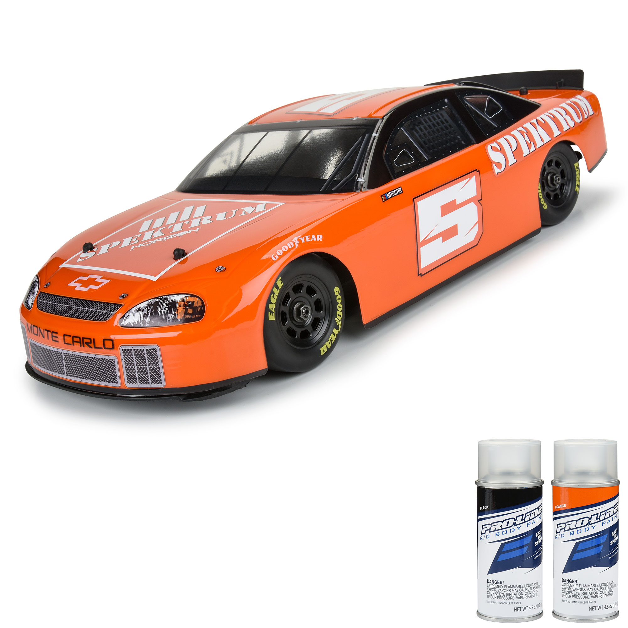 1/12 Pre-Cut 1996 Chevy Monte Carlo Clear Body: Losi NASCAR