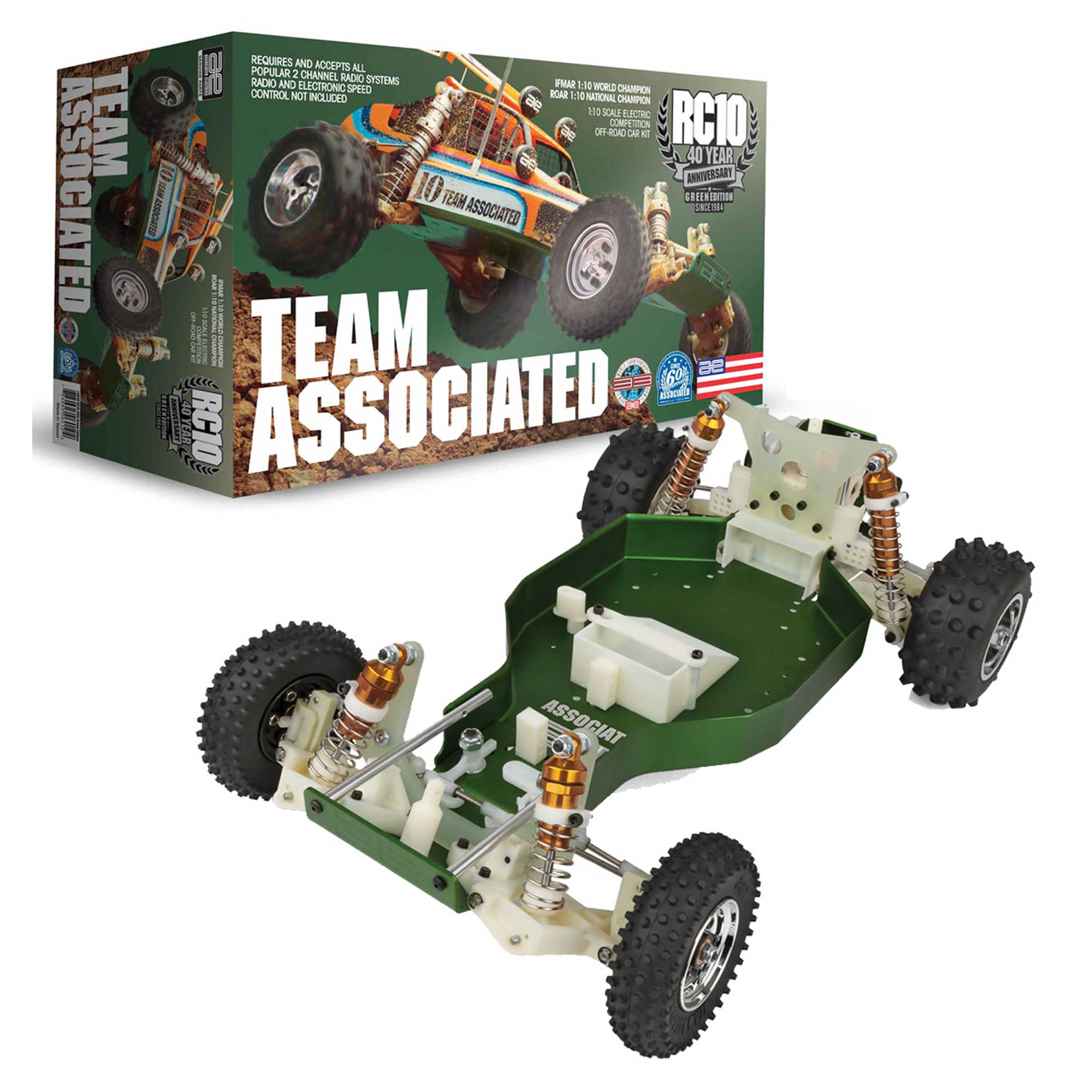 Team Associated RC10 Green Masters Edition Kit | Tower Hobbies