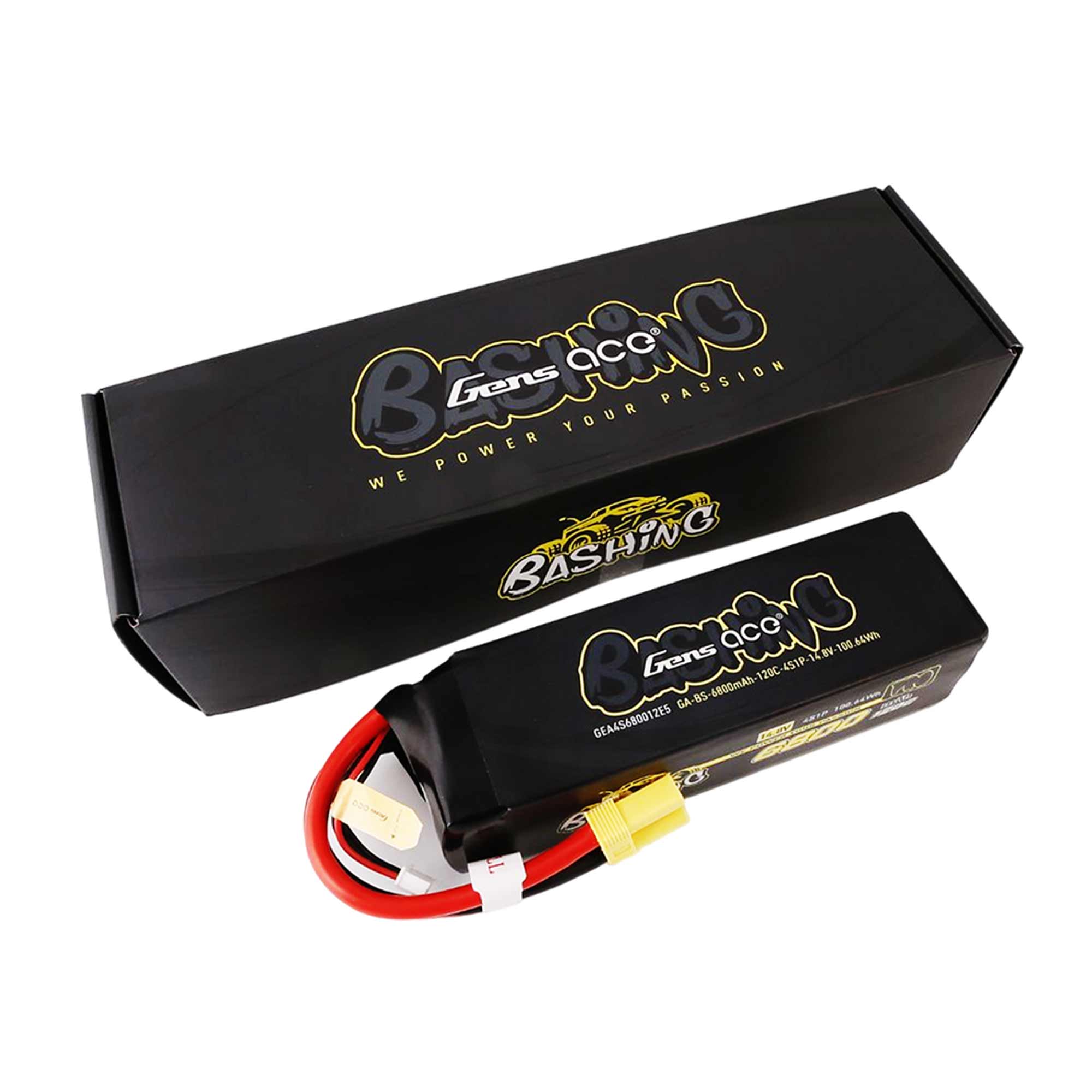 14.8V 6800mAh 4S 120C LiPo Battery: EC5