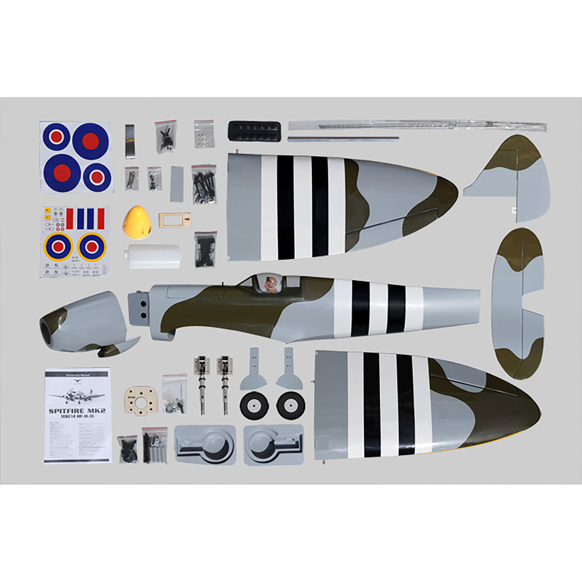 1/8 Spitfire Mk2 .46-.55 GP EP ARF 55"