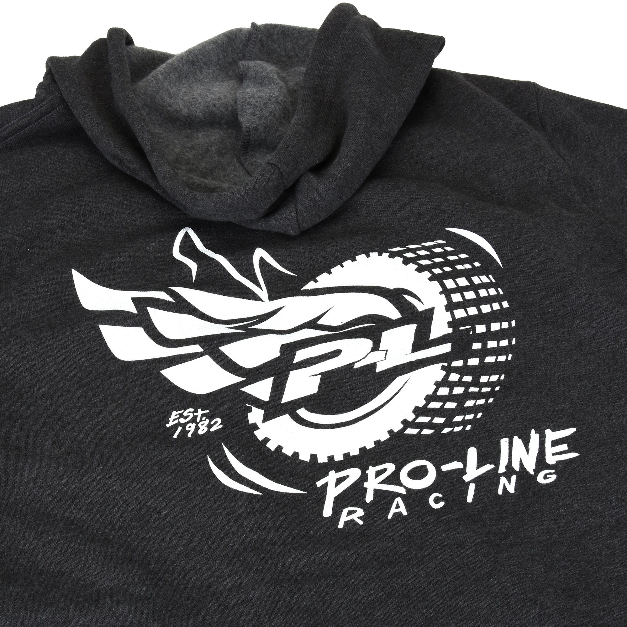 Pro-Line Wings Gray Zip-Up Hoodie, Large