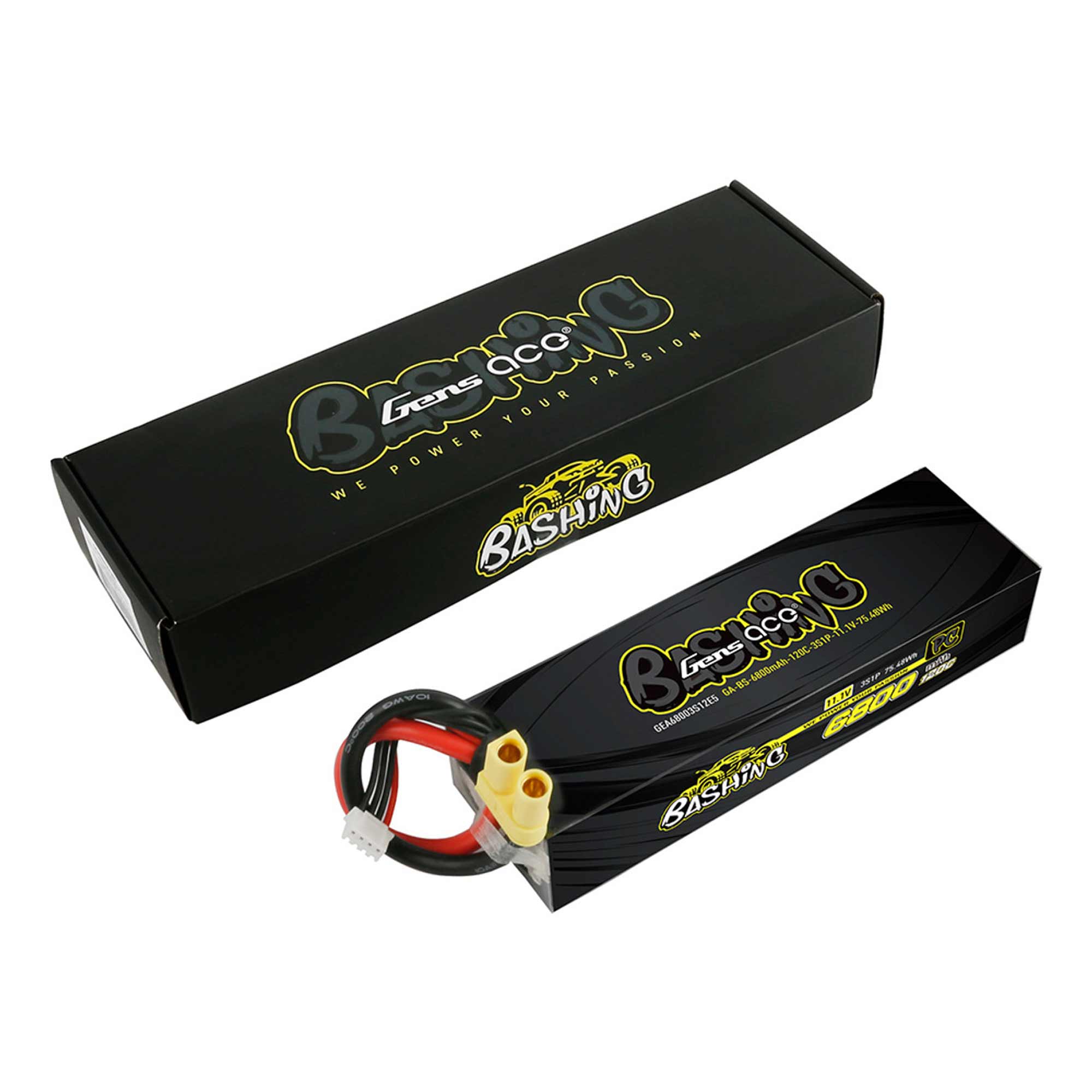 11.1V 6800mAh 3S 120C LiPo Battery: EC5
