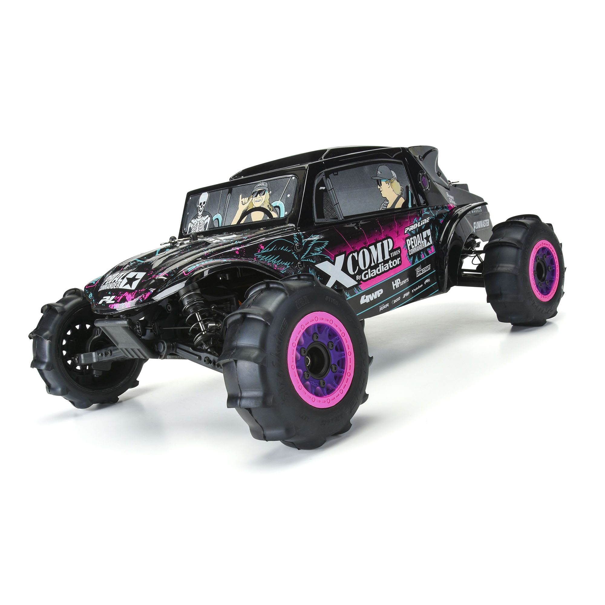 1/10 Megalodon Desert Buggy Blake Wilkey Black Body: Short Course