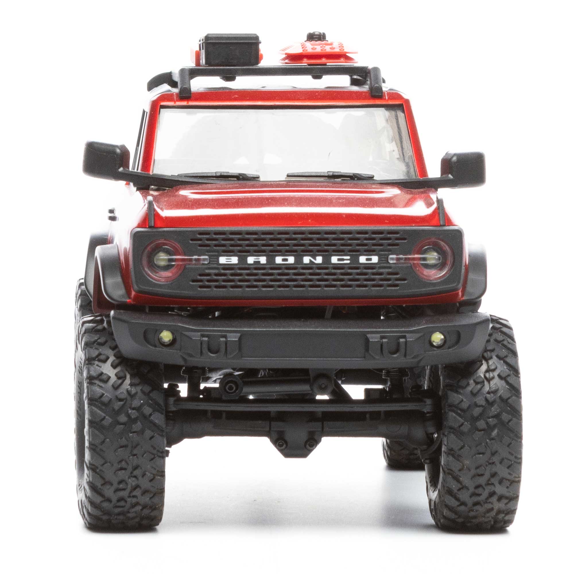 1/24 SCX24 2021 Ford Bronco 4X4 RTR Brushed Rock Crawler (Battery & Charger Included), Red