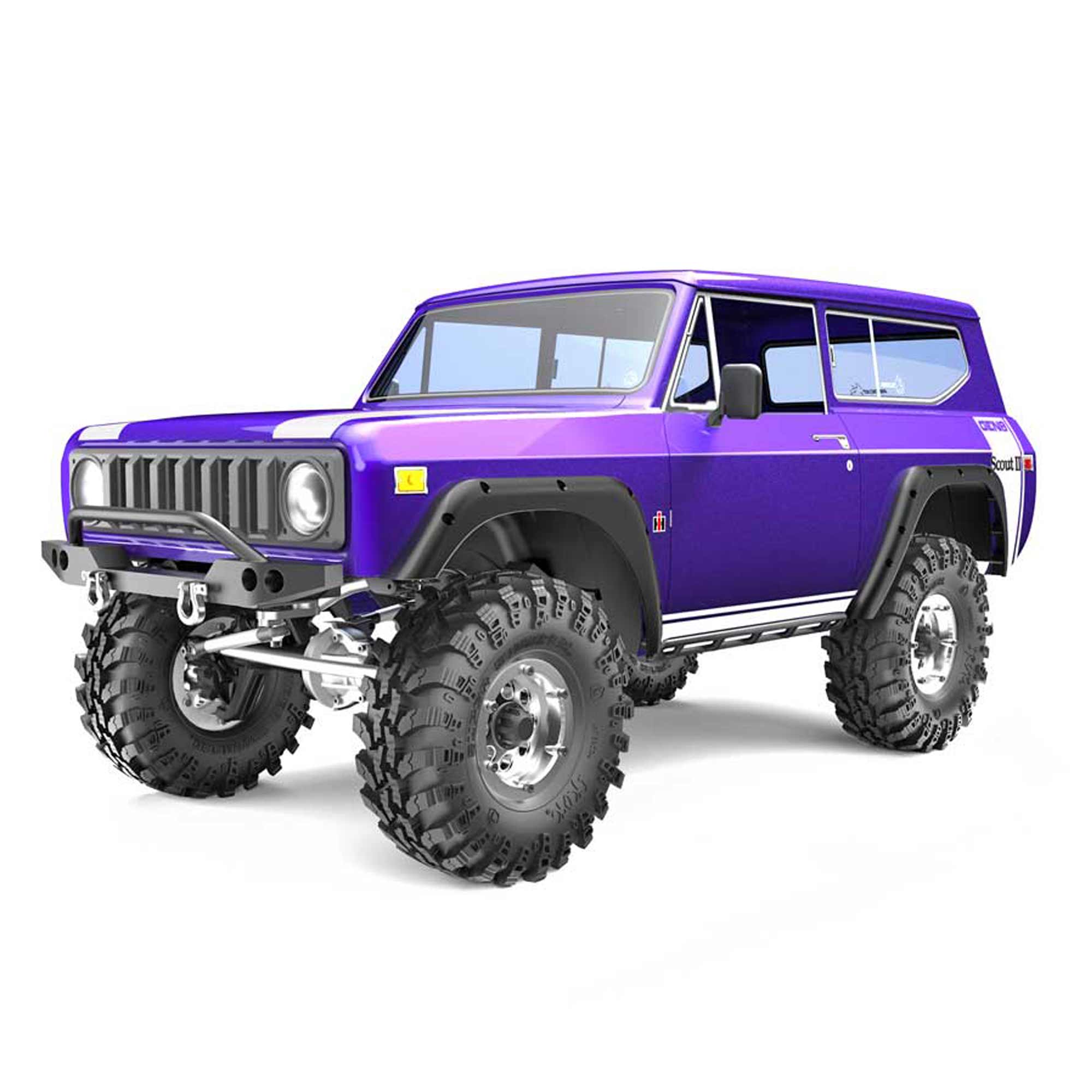 1/10 Gen8 V2 International Harvester Scout II 4X4 Rock Crawler RTR, Purple