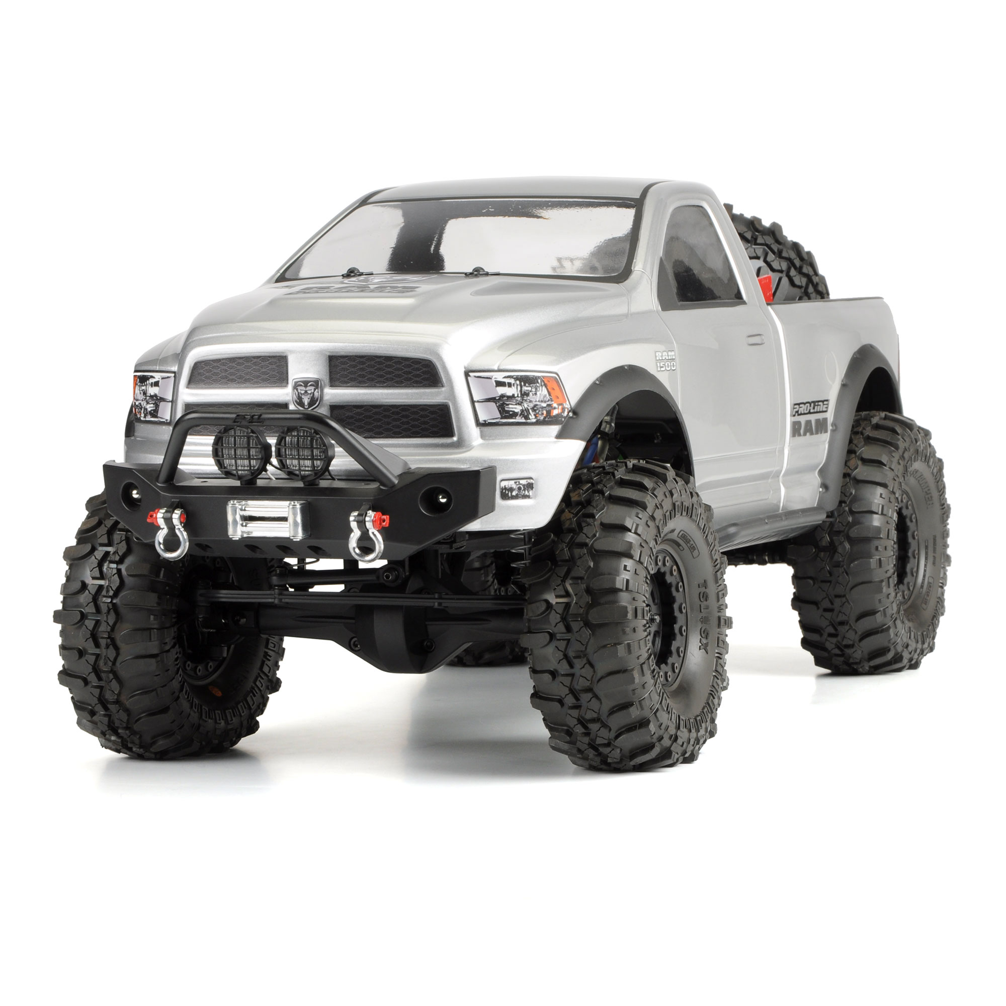 1/10 Ram 1500 Clear Body for 12.3" (313mm) Wheelbase Scale Crawlers