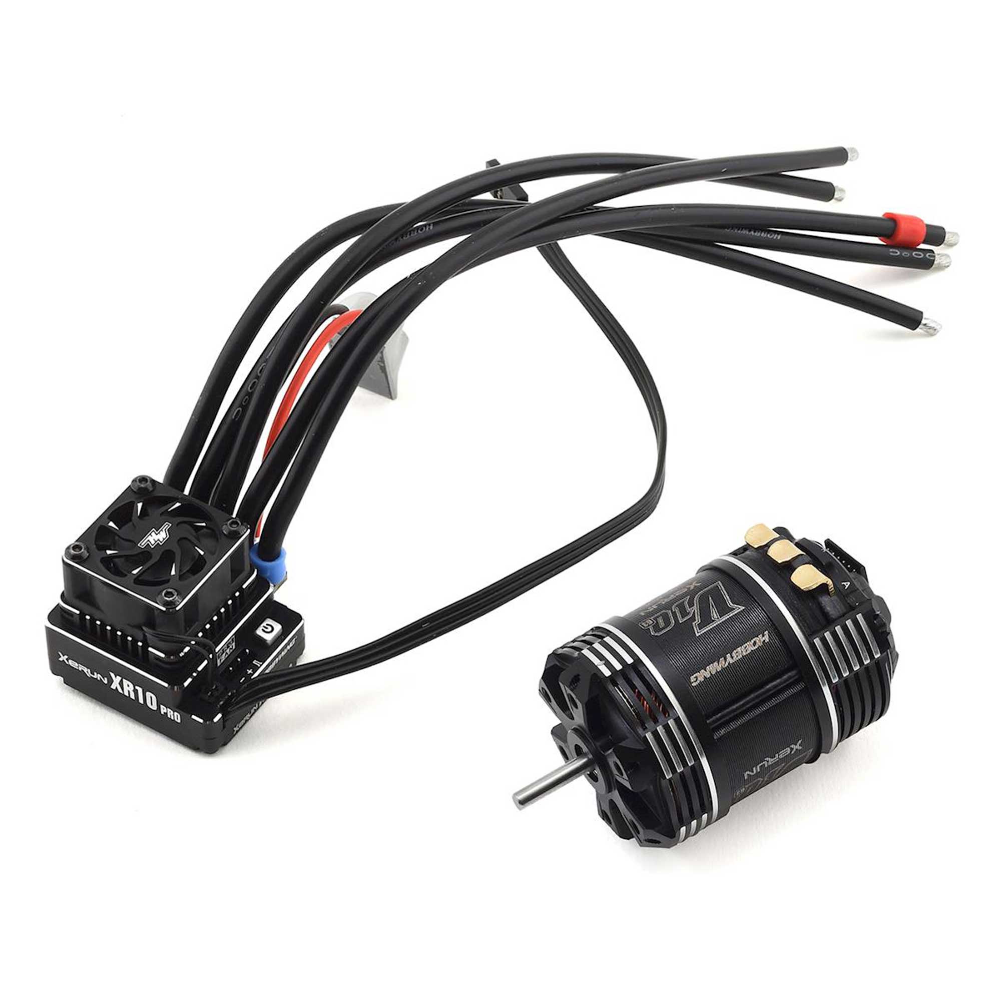 Hobbywing XR10 Pro Sensored Brushless ESC/V10 G3 Motor Combo for 1/10 Off-Road top 13.5T Class Competition