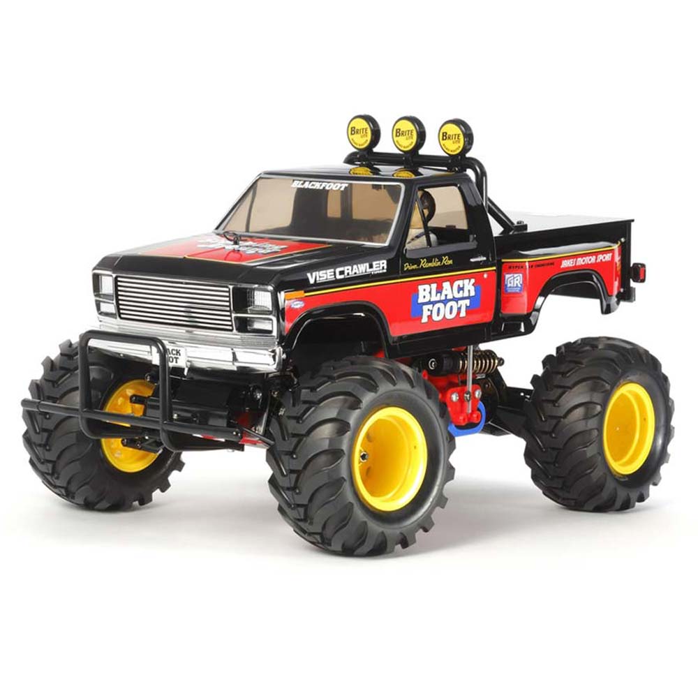【最終値下】BLACKFOOT TAMIYA モンスタートラック ブラックフット Tamiya 1/10 2016 Blackfoot 2WD Monster Truck Kit | Tower Hobbies