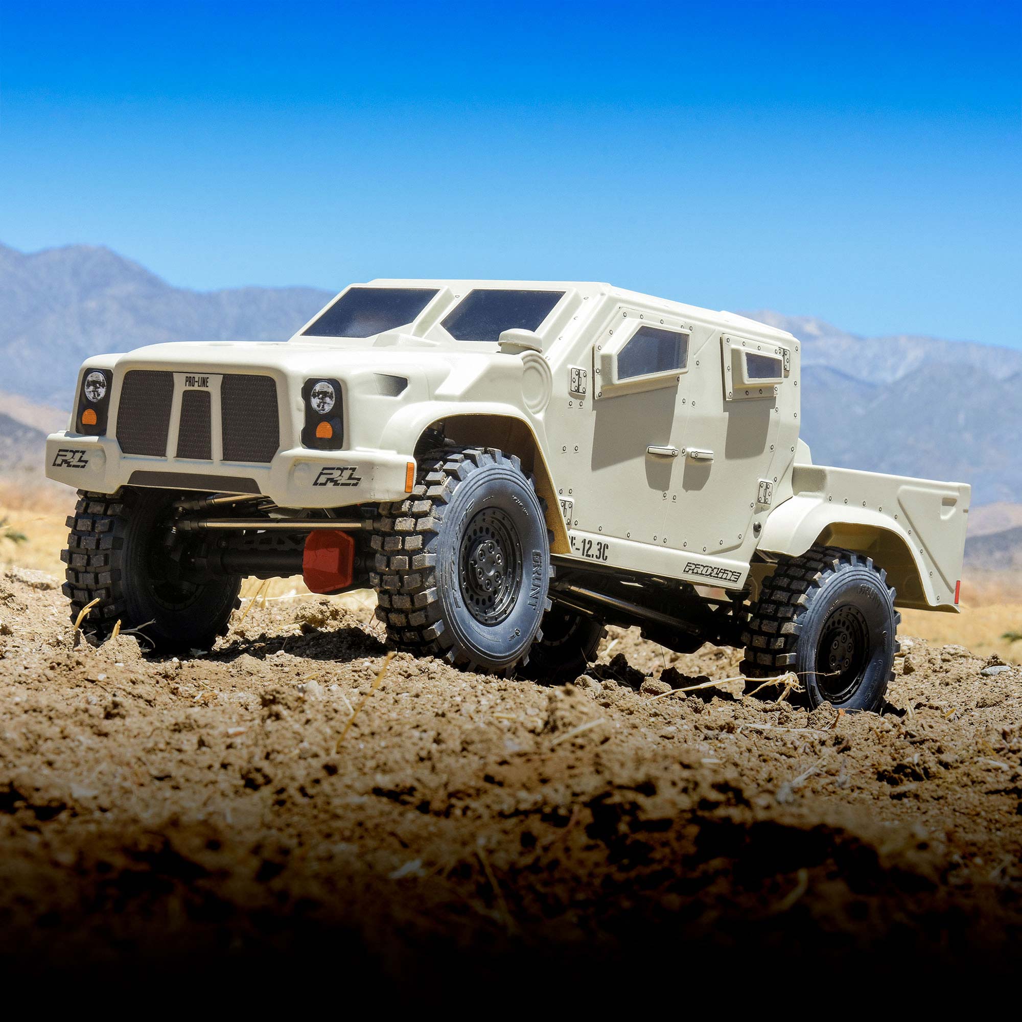 1/10 Strikeforce Clear Body 12.3" (313mm) Wheelbase Scale Crawlers