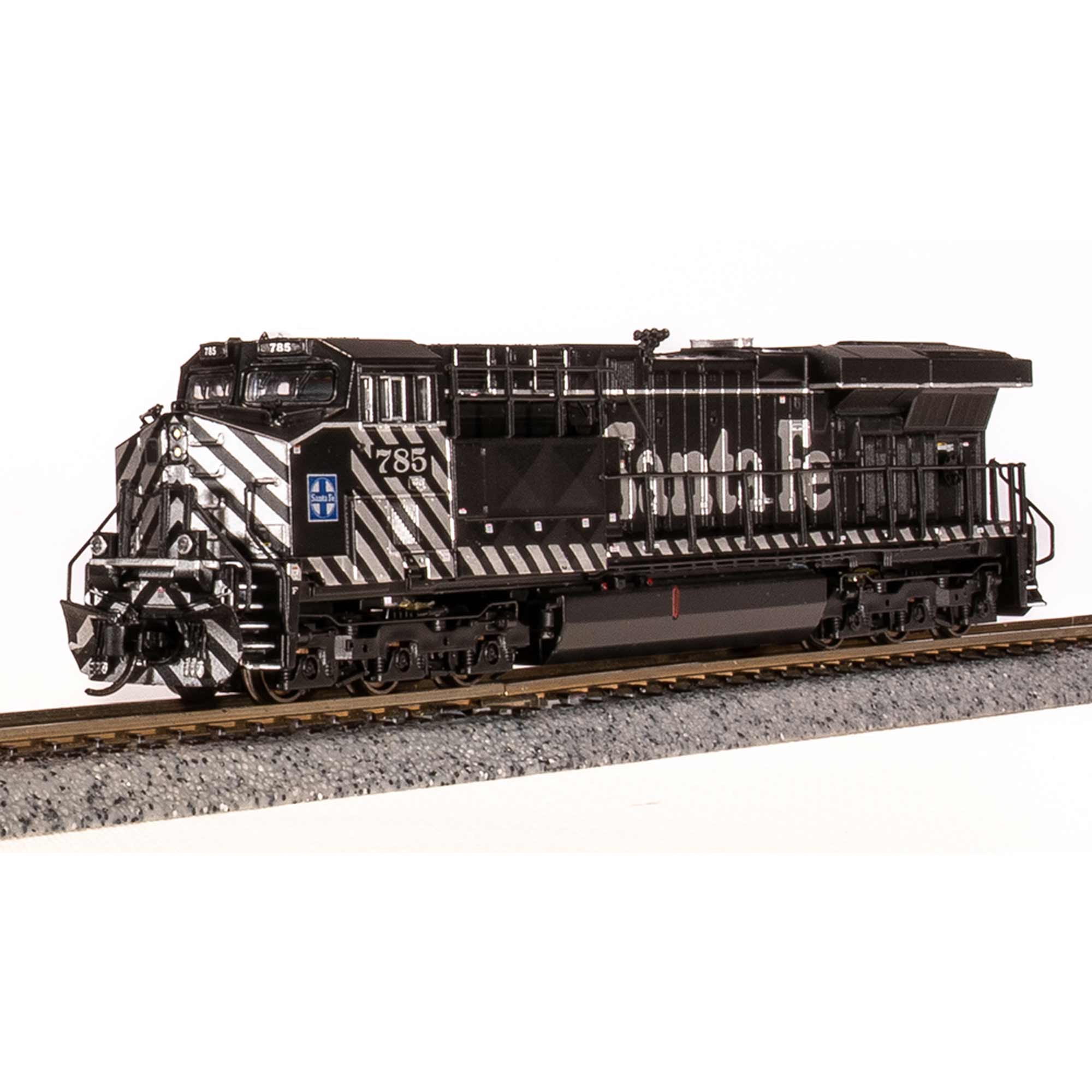 Broadway Limited Imports N GE ES44AC Locomotive, Zebra