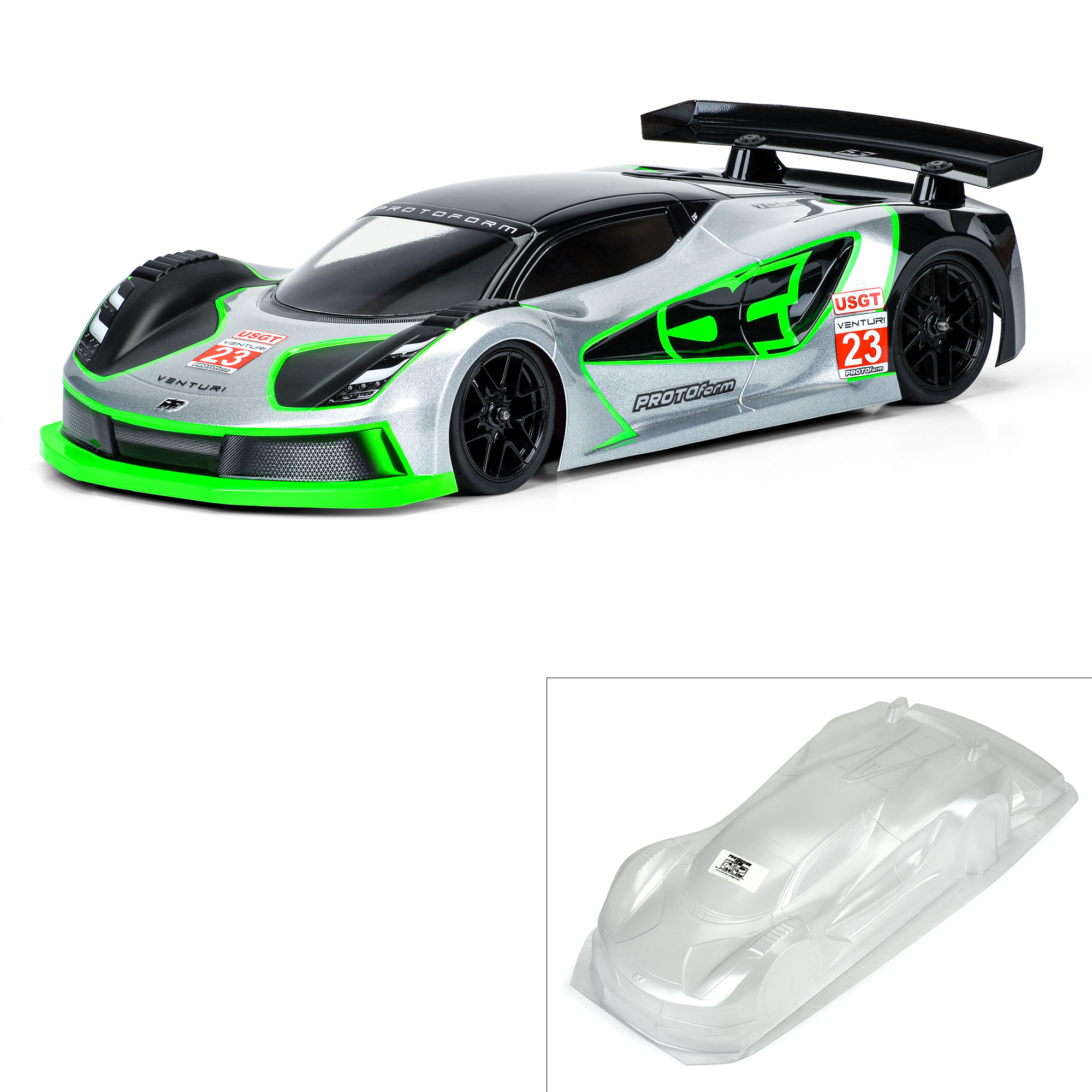 PROTOform 1/10 Venturi GT Clear Body: 190mm Touring Car | Tower